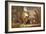 A Monkey Smoking and Drinking with an Owl-Ferdinand van Kessel-Framed Giclee Print