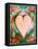 A Montage of a Heart with Flowers-Alaya Gadeh-Framed Premier Image Canvas