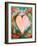 A Montage of a Heart with Flowers-Alaya Gadeh-Framed Photographic Print