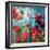 A Montage of a Tree and Red Rose Petals in Sparkling Light and Reflections-Alaya Gadeh-Framed Photographic Print