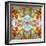 A Montage of Flowers and Seashells Turned into a Mandala-Alaya Gadeh-Framed Photographic Print