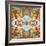 A Montage of Flowers and Seashells Turned into a Mandala-Alaya Gadeh-Framed Photographic Print