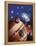 A Montage of the Universe Featuring Astronomical Objects and an Exploratory Craft-null-Framed Stretched Canvas