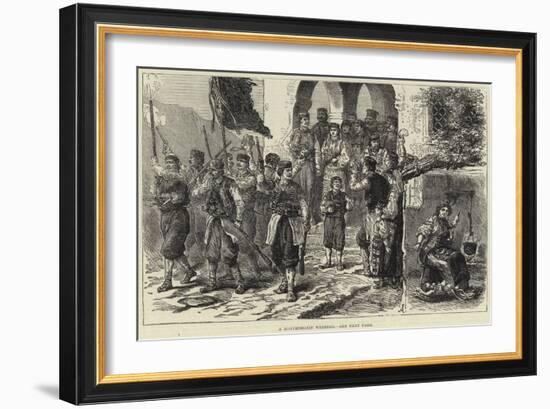 A Montenegrin Wedding-null-Framed Giclee Print