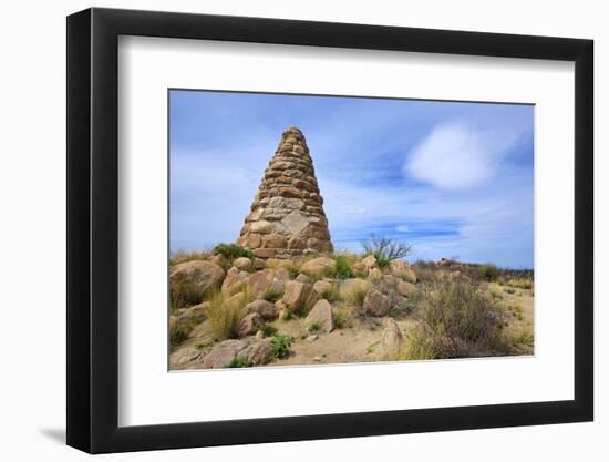 A Monument to Arizona Miner Ed Schieffelin, Tombstone, Arizona-Richard Wright-Framed Photographic Print