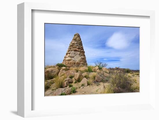 A Monument to Arizona Miner Ed Schieffelin, Tombstone, Arizona-Richard Wright-Framed Photographic Print