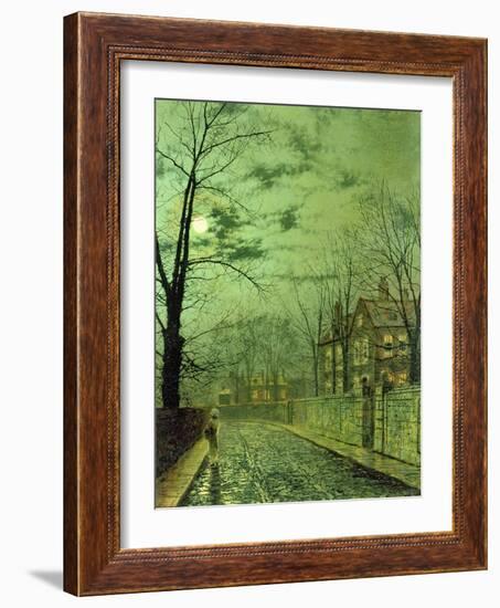 A Moonlit Road-Grimshaw-Framed Giclee Print