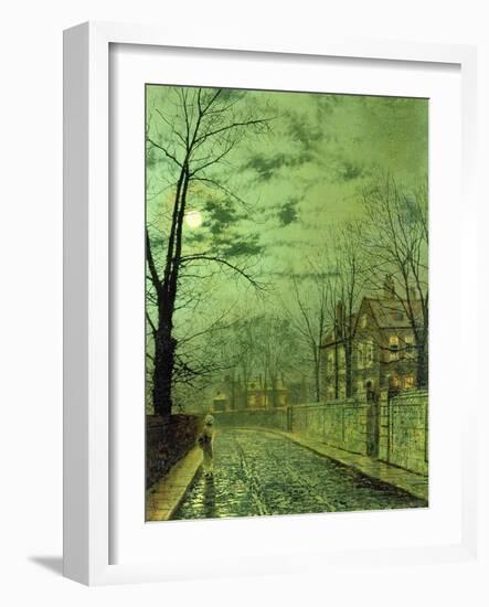 A Moonlit Road-Grimshaw-Framed Giclee Print