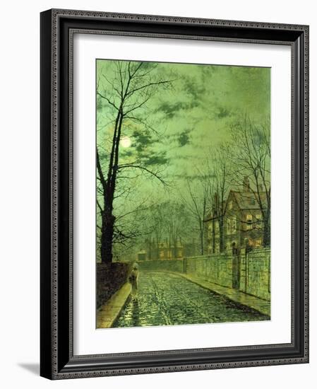 A Moonlit Road-Grimshaw-Framed Giclee Print