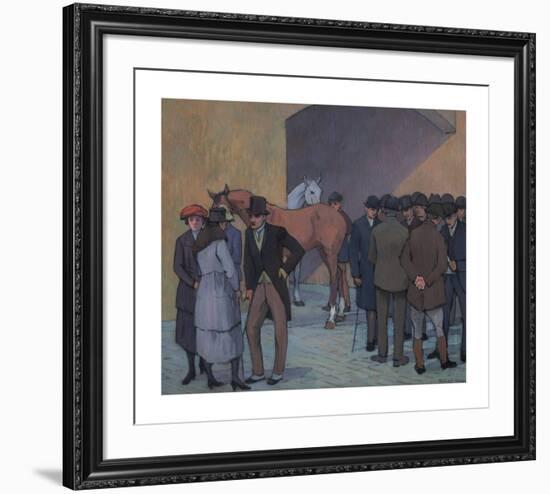 A Morning at Tattersall's-Robert Polhill Bevan-Framed Premium Giclee Print