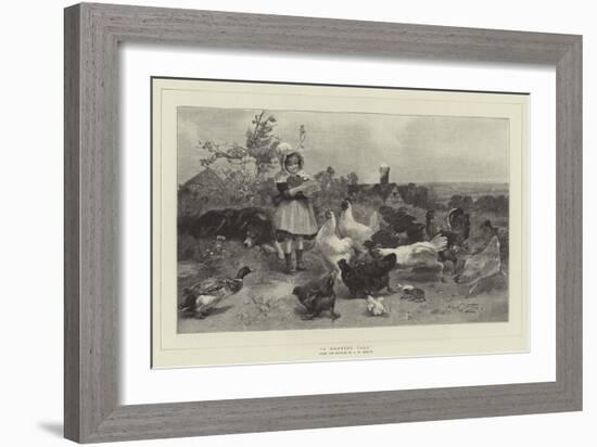 A Morning Call-Alfred William Strutt-Framed Giclee Print