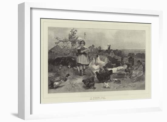 A Morning Call-Alfred William Strutt-Framed Giclee Print