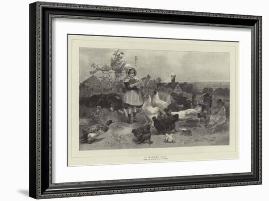 A Morning Call-Alfred William Strutt-Framed Giclee Print