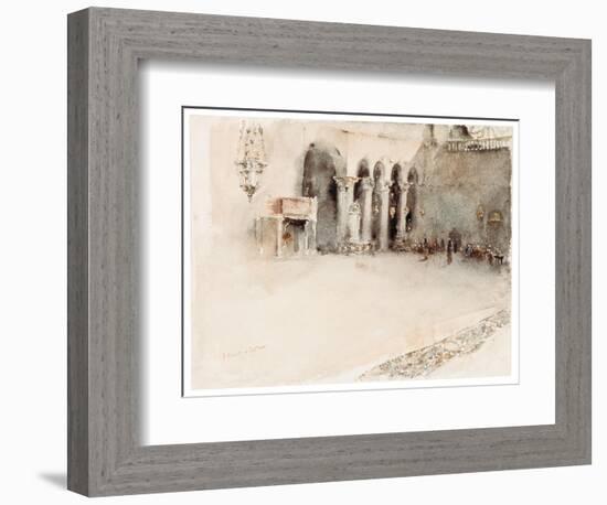 A Morning in St. Mark's-Robert Frederick Blum-Framed Giclee Print