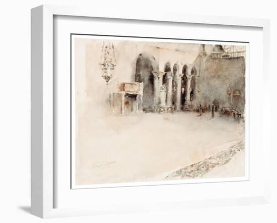 A Morning in St. Mark's-Robert Frederick Blum-Framed Giclee Print