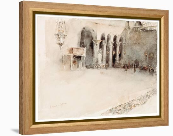 A Morning in St. Mark's-Robert Frederick Blum-Framed Premier Image Canvas