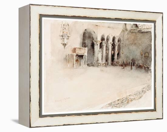 A Morning in St. Mark's-Robert Frederick Blum-Framed Premier Image Canvas