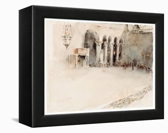 A Morning in St. Mark's-Robert Frederick Blum-Framed Premier Image Canvas