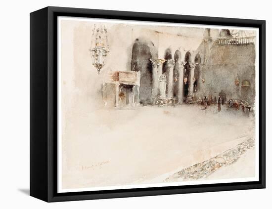 A Morning in St. Mark's-Robert Frederick Blum-Framed Premier Image Canvas