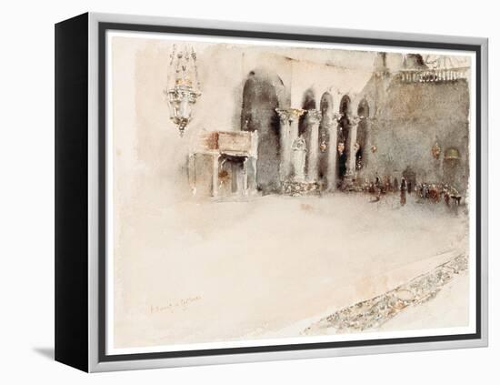 A Morning in St. Mark's-Robert Frederick Blum-Framed Premier Image Canvas