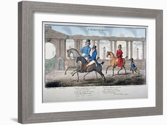 A Morning Ride, 1804-James Gillray-Framed Giclee Print