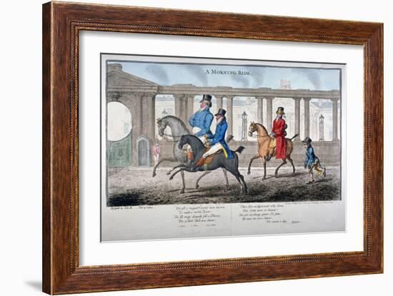 A Morning Ride, 1804-James Gillray-Framed Giclee Print