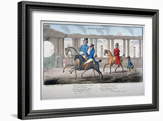 A Morning Ride, 1804-James Gillray-Framed Giclee Print