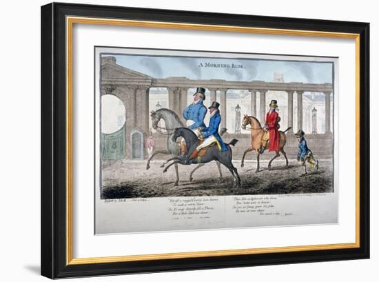 A Morning Ride, 1804-James Gillray-Framed Giclee Print