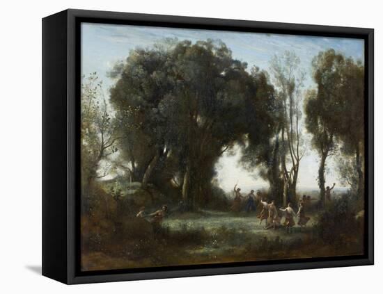 A Morning. the Dance of the Nymphs, 1850-Jean-Baptiste-Camille Corot-Framed Premier Image Canvas