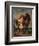 A Moroccan Saddling His Horse, 1855-Eugene Delacroix-Framed Giclee Print