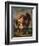 A Moroccan Saddling His Horse, 1855-Eugene Delacroix-Framed Giclee Print