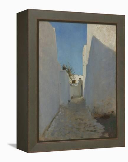 A Moroccan Street Scene, 1879-1880-John Singer Sargent-Framed Premier Image Canvas