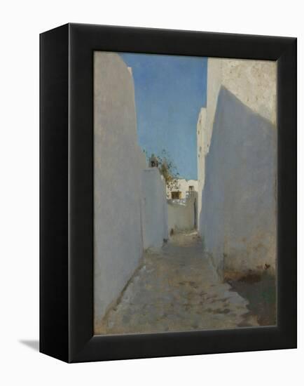 A Moroccan Street Scene, 1879-1880-John Singer Sargent-Framed Premier Image Canvas