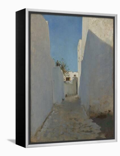 A Moroccan Street Scene, 1879-1880-John Singer Sargent-Framed Premier Image Canvas