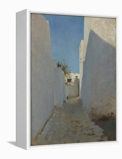 A Moroccan Street Scene, 1879-1880-John Singer Sargent-Framed Premier Image Canvas