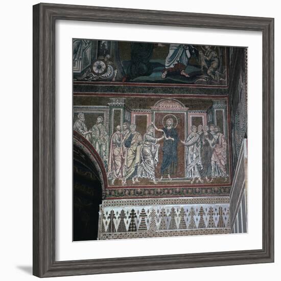 A mosaic of Doubting Thomas, 12th century-Unknown-Framed Giclee Print