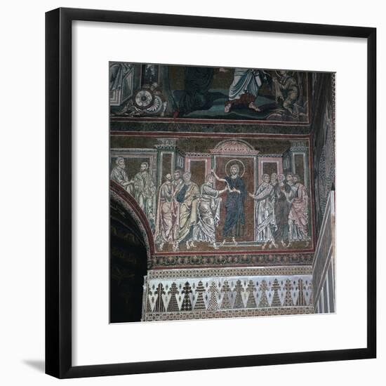A mosaic of Doubting Thomas, 12th century-Unknown-Framed Giclee Print
