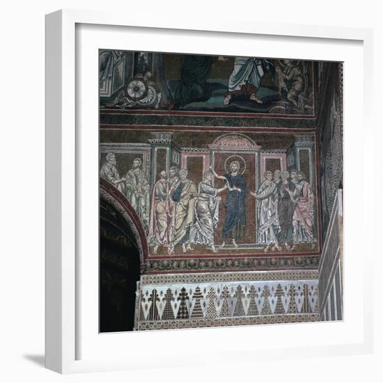 A mosaic of Doubting Thomas, 12th century-Unknown-Framed Giclee Print