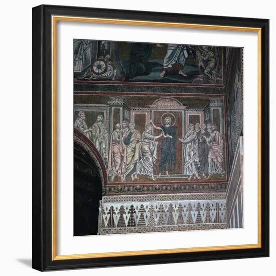 A mosaic of Doubting Thomas, 12th century-Unknown-Framed Giclee Print