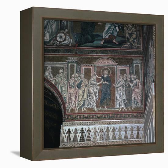 A mosaic of Doubting Thomas, 12th century-Unknown-Framed Premier Image Canvas