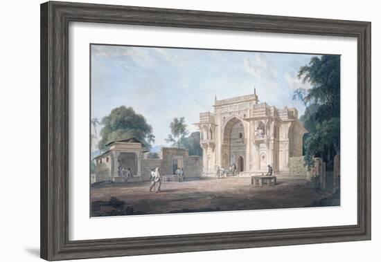 A Mosque, Chunargarh-Thomas & William Daniell-Framed Premium Giclee Print