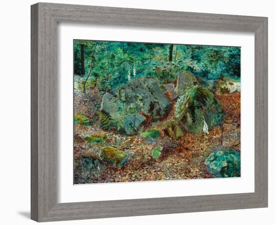 A Mossy Glen, 1864-John Atkinson Grimshaw-Framed Giclee Print