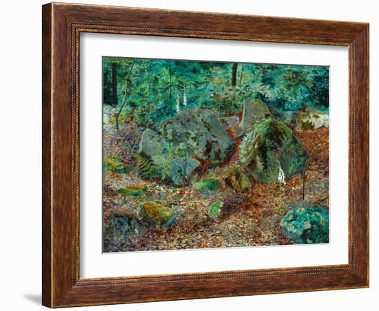 A Mossy Glen, 1864-John Atkinson Grimshaw-Framed Giclee Print