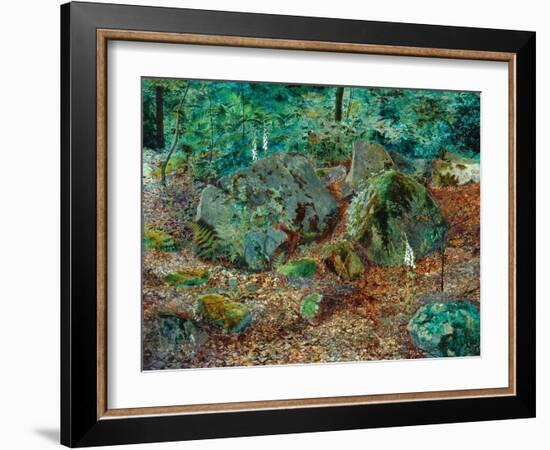 A Mossy Glen, 1864-John Atkinson Grimshaw-Framed Giclee Print