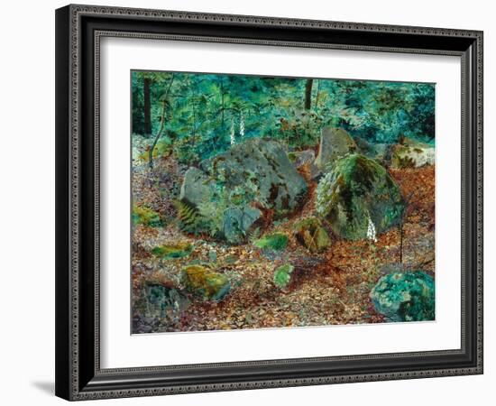 A Mossy Glen, 1864-John Atkinson Grimshaw-Framed Giclee Print