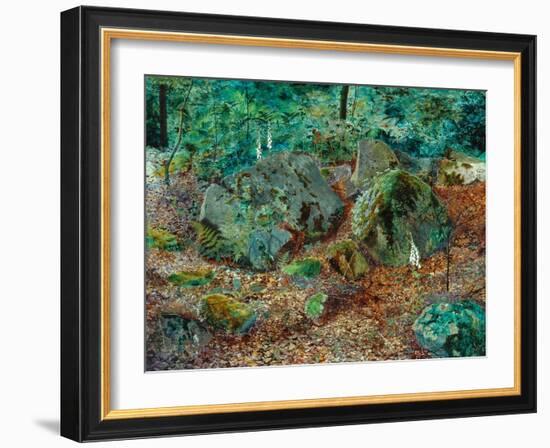 A Mossy Glen, 1864-John Atkinson Grimshaw-Framed Giclee Print