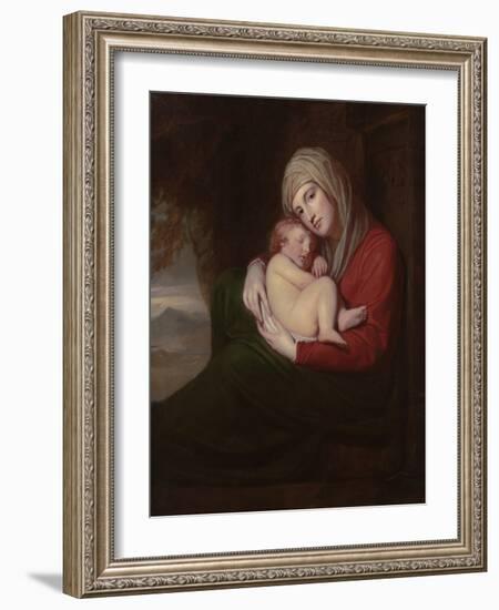 A Mother and Child, 1771-George Romney-Framed Giclee Print