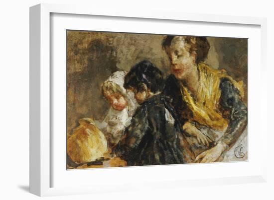 A Mother and Child, 1864-Mose Bianchi-Framed Giclee Print