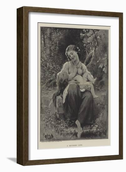 A Mother's Love-Leon Bazile Perrault-Framed Giclee Print