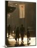 A Mother Walks Her Children to School in Old Havana, Cuba-null-Mounted Photographic Print